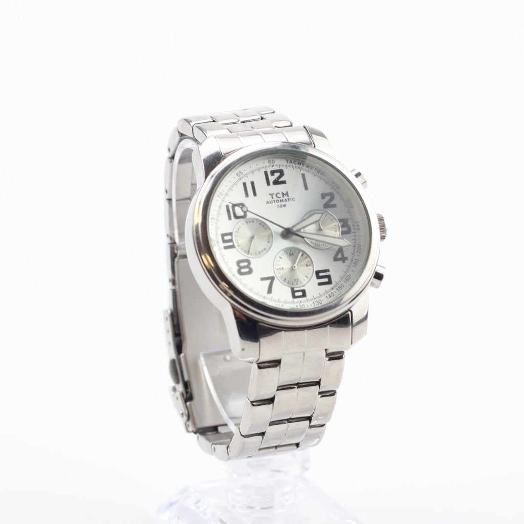TCM Tchibo 226449 Automatic Chronograph 50М 40MM, Flex Ltd., Zo goed als nieuw, https://flex.com/contact-us, Nobelstraat 10, 5807 GA Oostrum LB, Limburg, Nederland