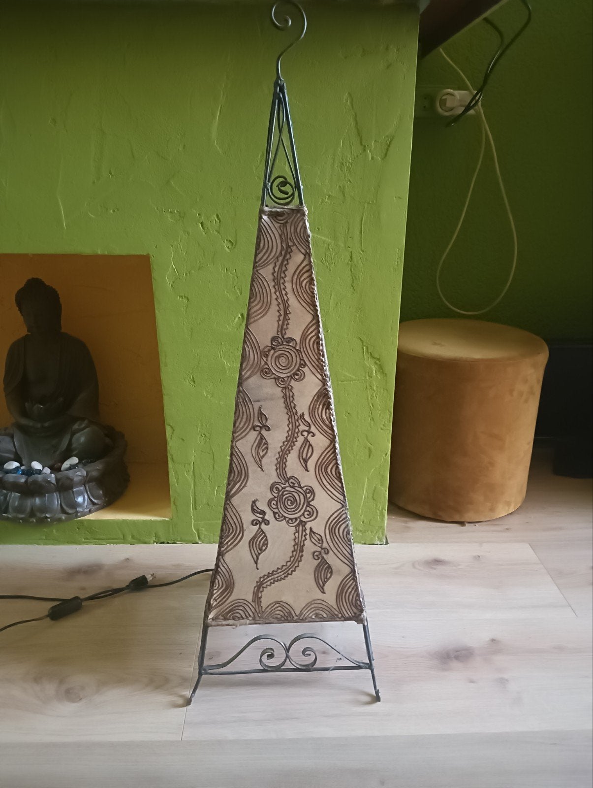 Oosterse sfeerlamp met henna-patroon, Ophalen, Gebruikt