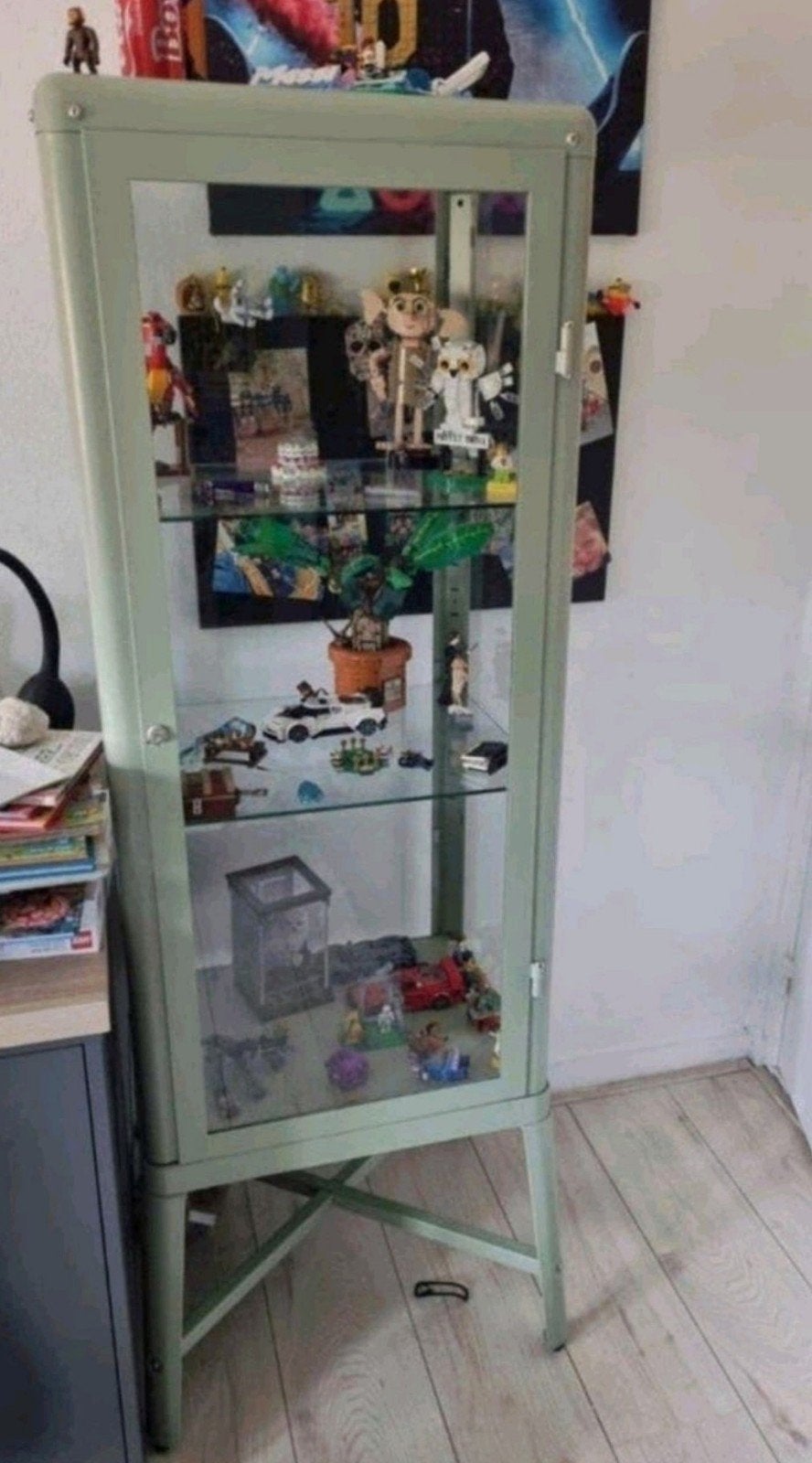Ikea vitrinekast, Ophalen, 50 tot 100 cm, Zo goed als nieuw, 150 tot 200 cm