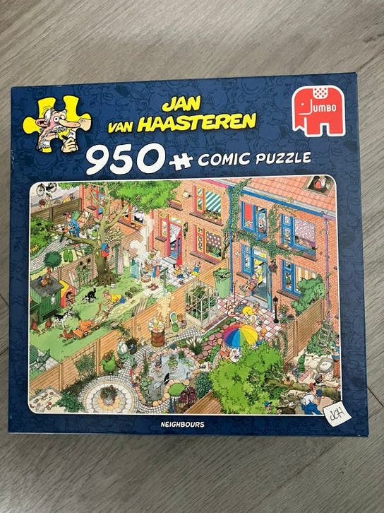 Jan van Haasteren Neighbours 950 stukjes legpuzzel, Hobby en Vrije tijd, Ophalen of Verzenden, 500 t/m 1500 stukjes, Zo goed als nieuw