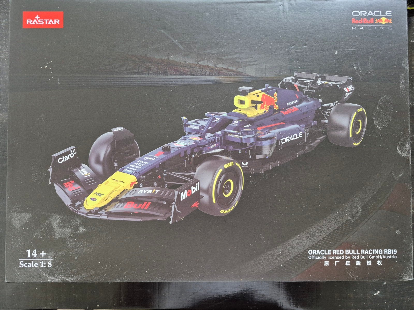 Rastar verstappen lego Red Bull Racing RB19 Bouwpakket 1:8, Auto, Groter dan 1:32, Zo goed als nieuw, Ophalen