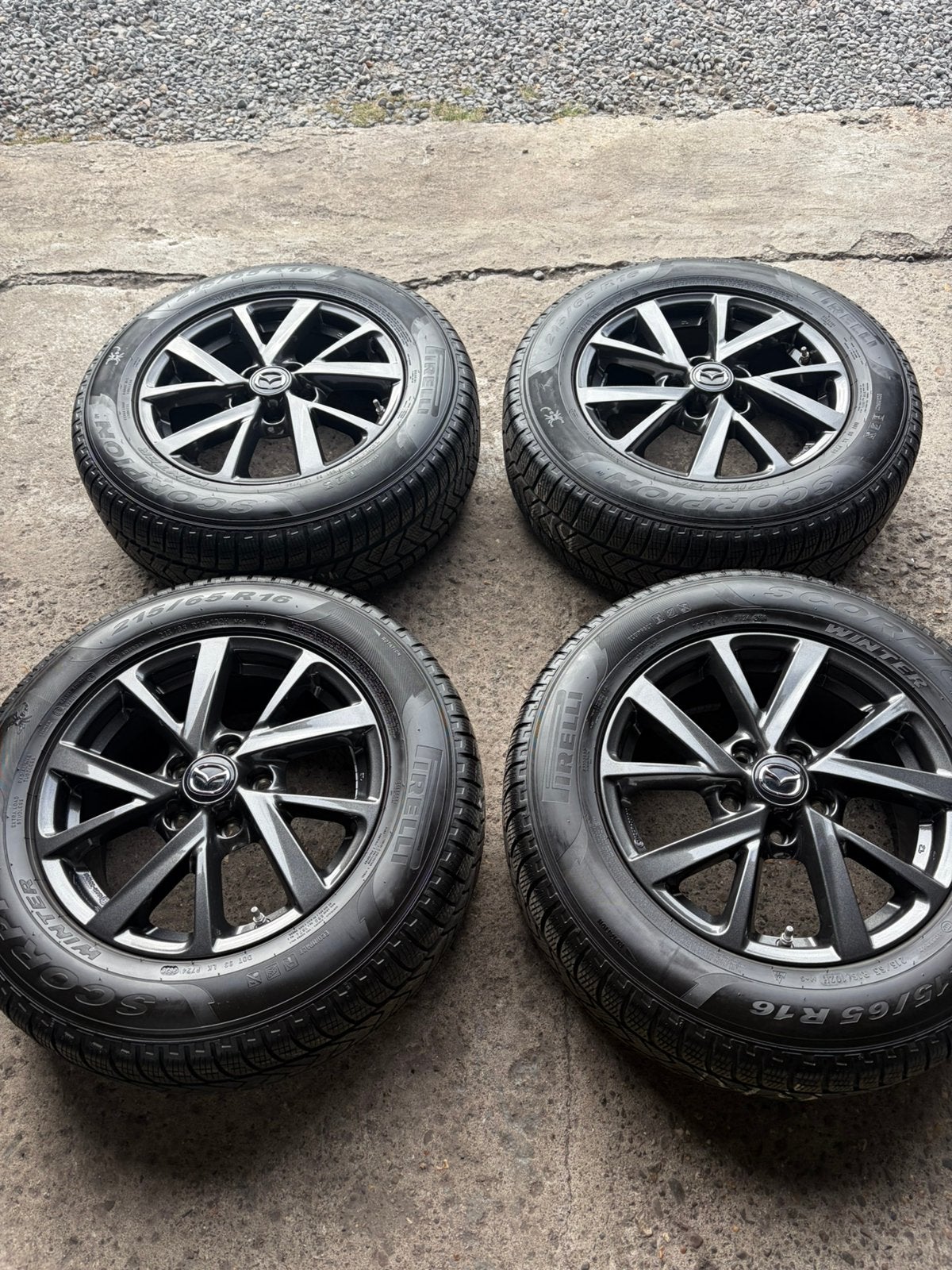 Velgen Winterset Origineel 16 inch Mazda CX30 met Tpms, Auto-onderdelen, Ophalen, 16 inch, Banden en Velgen, Winterbanden