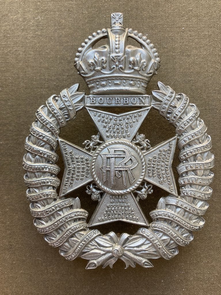 Brits India Giberne Embleem 6e Rajputana Rifles Indie KNIL, Verzamelen, Ophalen of Verzenden, Landmacht, Engeland, Embleem of Badge