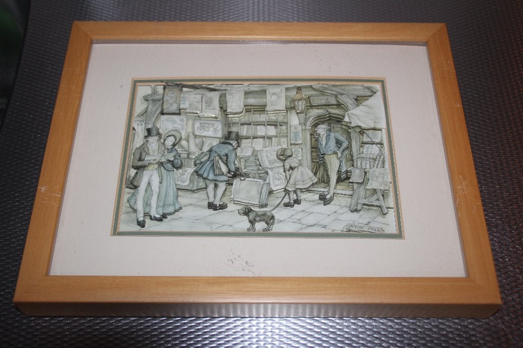 schilderij 3d anton piek, Minder dan 50 cm, Gebruikt, Overige typen, Ophalen of Verzenden