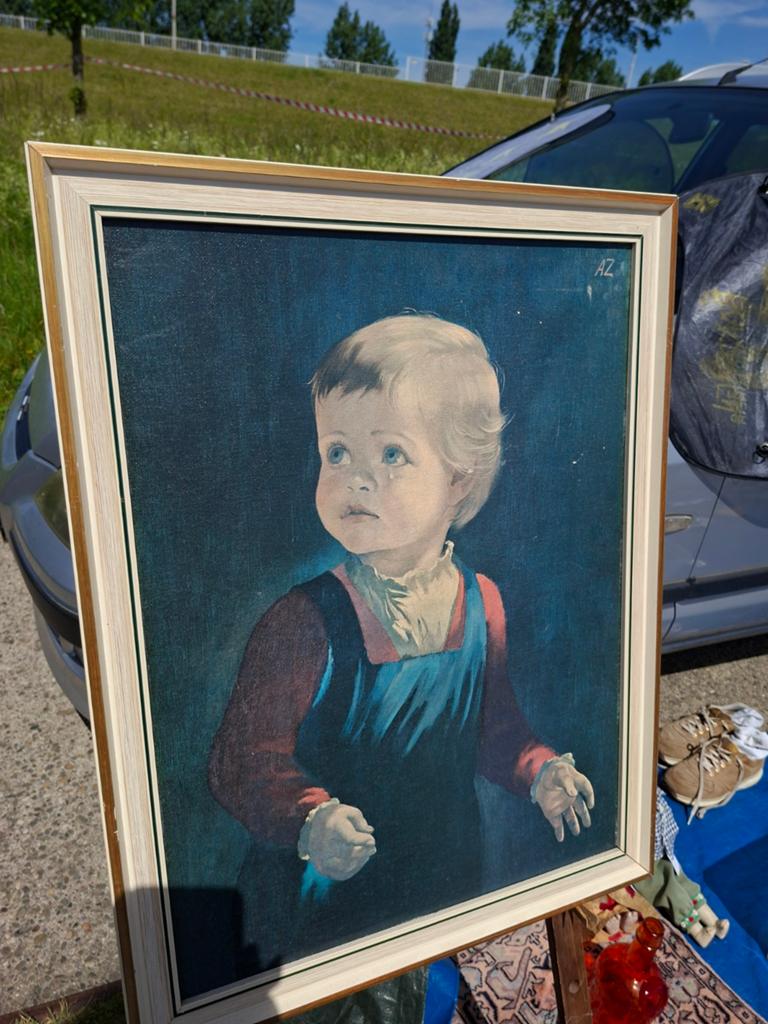 Vintage print "Childhood" door Anna Zinkeisen, Engeland, Antiek en Kunst, Kunst | Schilderijen | Klassiek, Ophalen