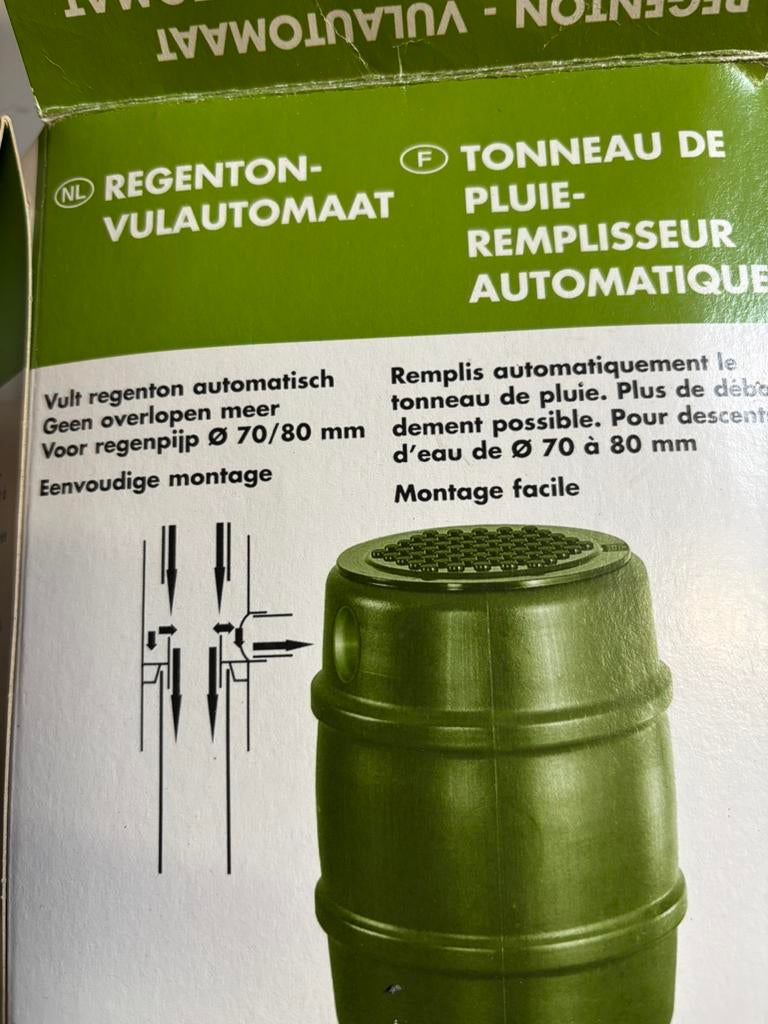 vulautomaat voor regenton, Minder dan 75 liter, Ophalen of Verzenden, Zo goed als nieuw