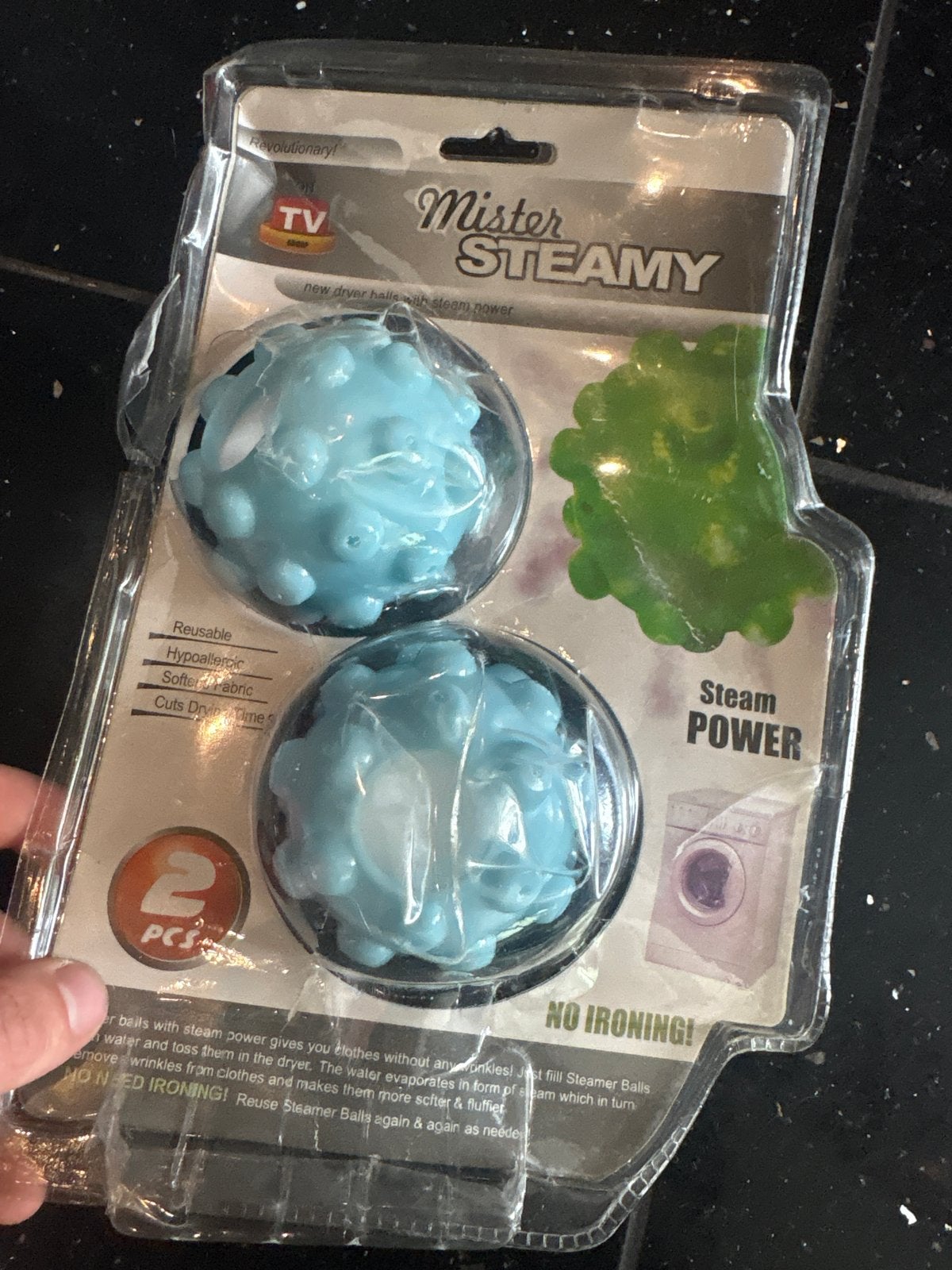 Mister Steamy Droogballen - 2 stuks - Stoomkracht, Diversen, Ophalen of Verzenden, Nieuw