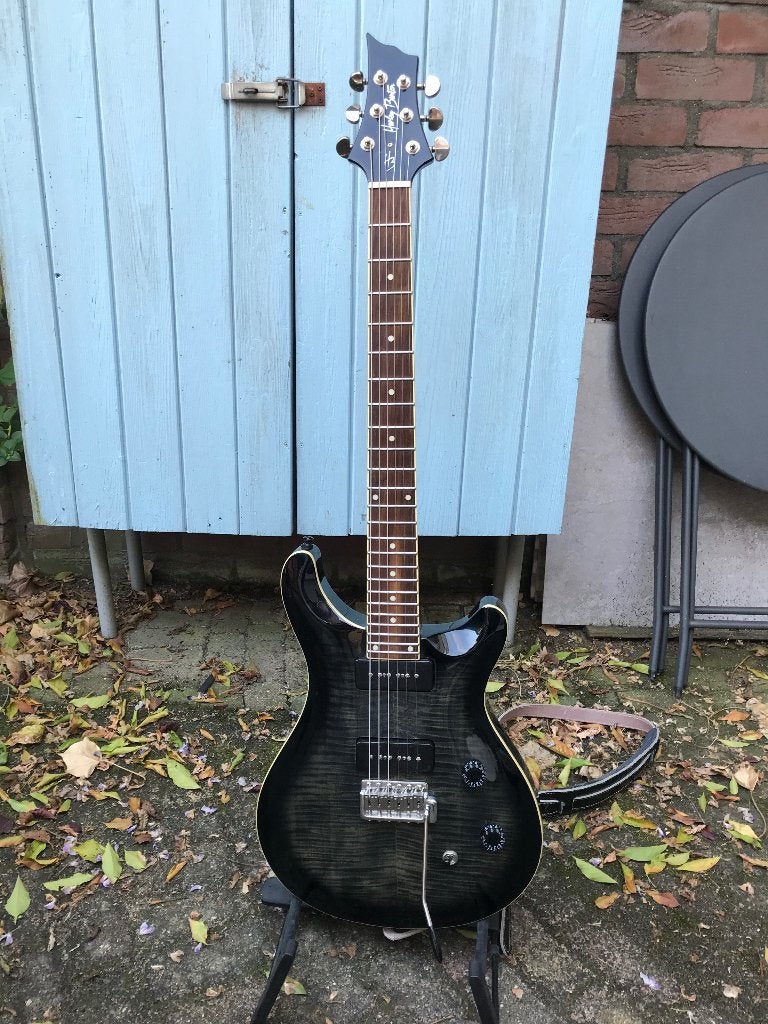 Harley Benton cst24 black flame tonerider, Ophalen, Gebruikt, Solid body, Overige merken