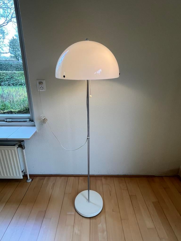 Vintage design vloerlamp Fagerhults Scandinavisch, Ophalen, Gebruikt, 100 tot 150 cm, Space Age vloerlamp Scandinavisch design jaren 70