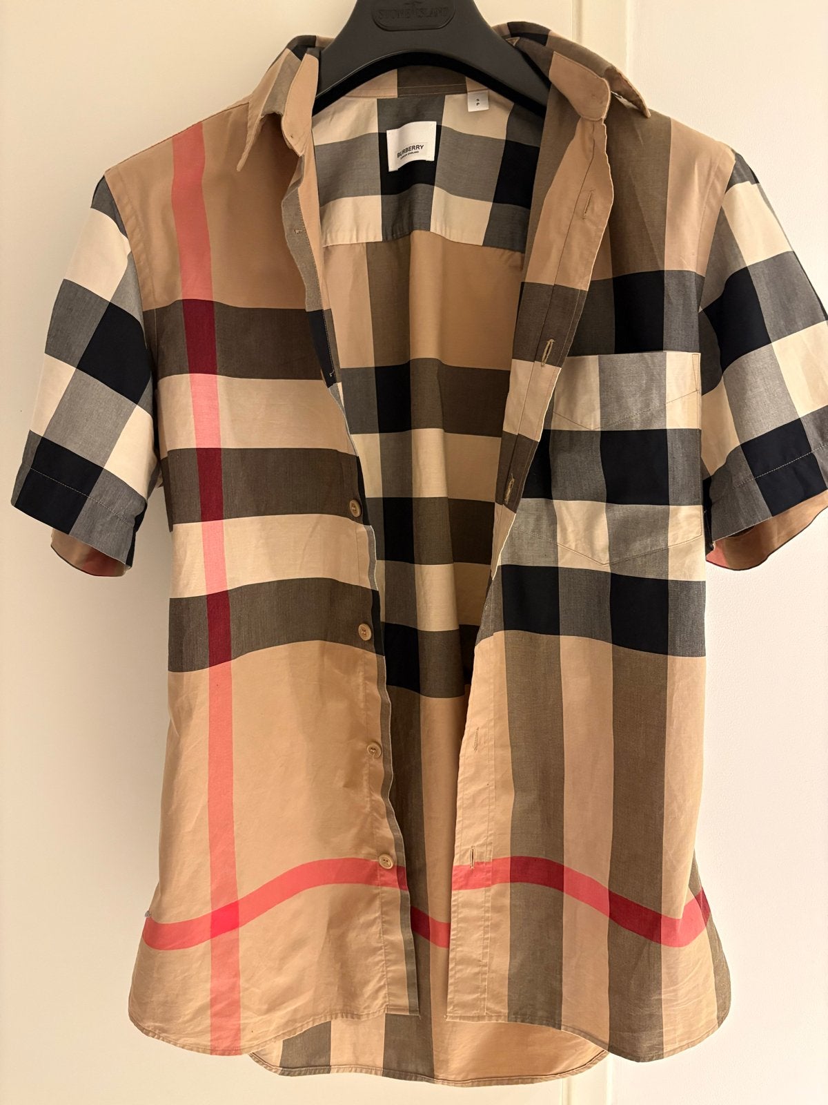Burberry blouse maat S, Kleding | Dames, Blouses en Tunieken, Ophalen of Verzenden, Zo goed als nieuw, Maat 36 (S), Beige
