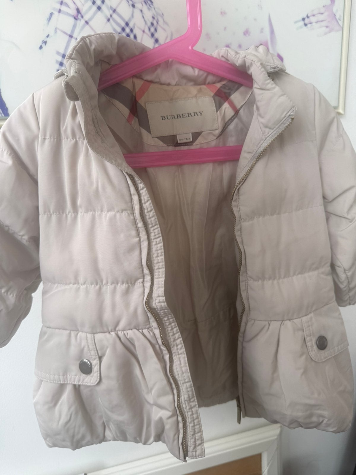 Origineel Burberry jas, Ophalen of Verzenden, Gebruikt, Meisje, Jas