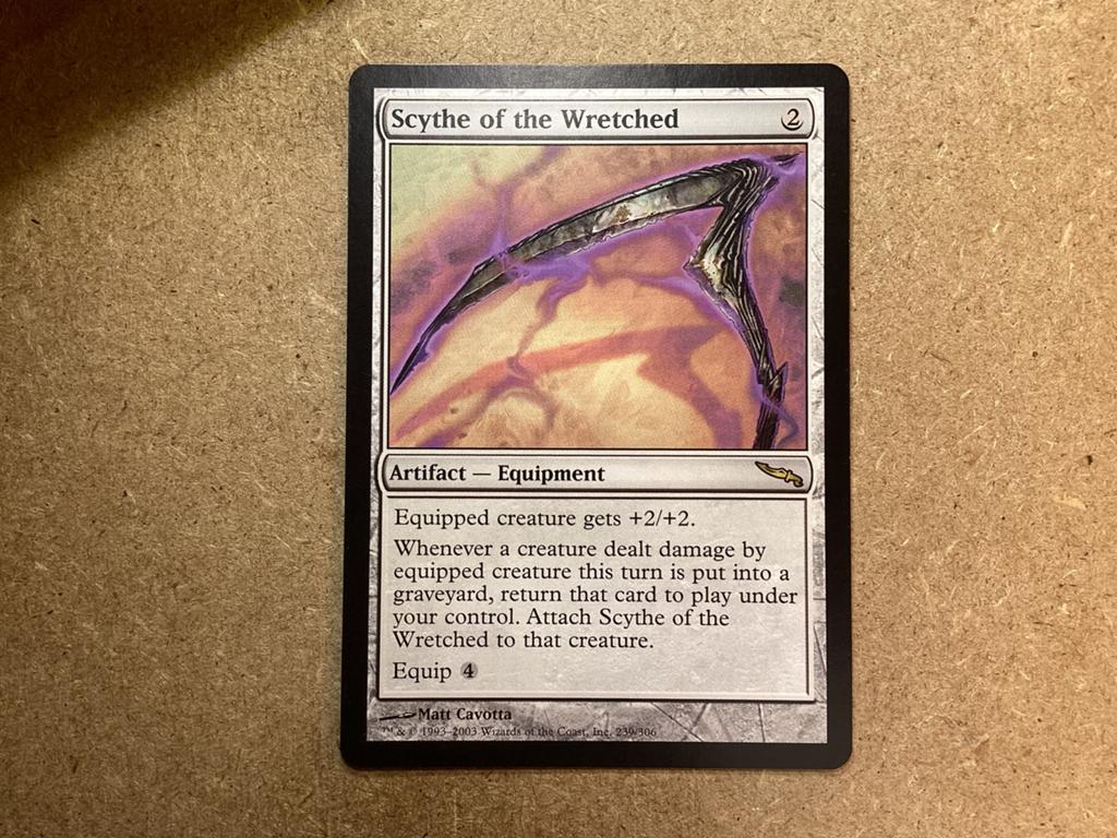 1x Scythe of the Wretched [239/306] (Near Mint), Ophalen of Verzenden, Zo goed als nieuw, Losse kaart