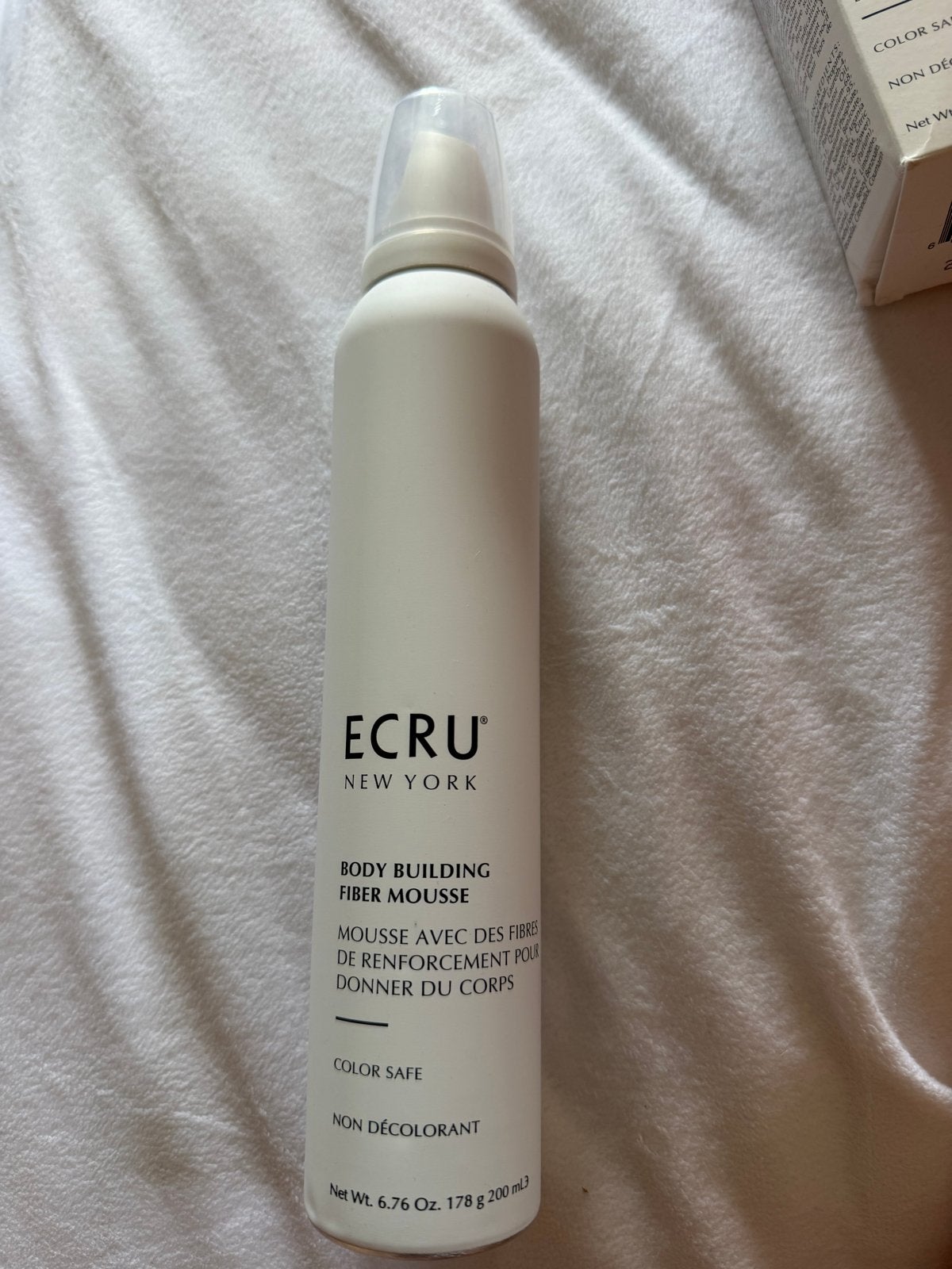 ECRU New York Body Building Fiber Mousse nieuw, Verzenden, Nieuw, Gel, Wax, Haarlak of Mousse