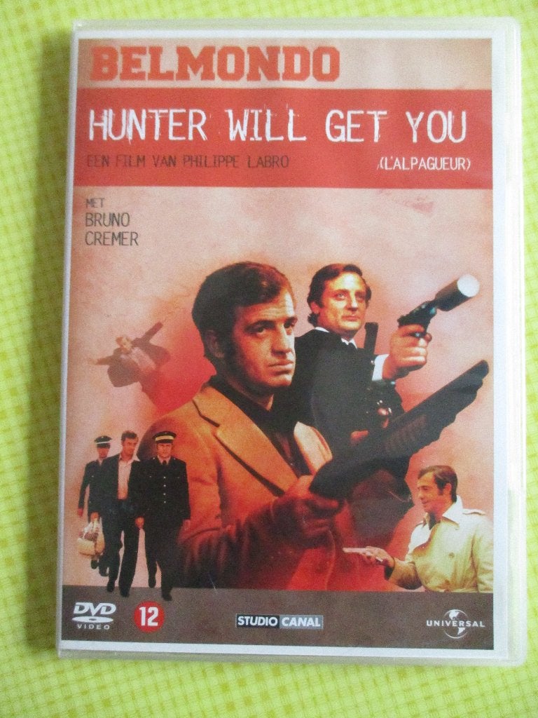 Hunter will get you - DVD ( Jean Paul Belmondo ), Alle leeftijden, Ophalen of Verzenden, Zo goed als nieuw, Actie en Avontuur