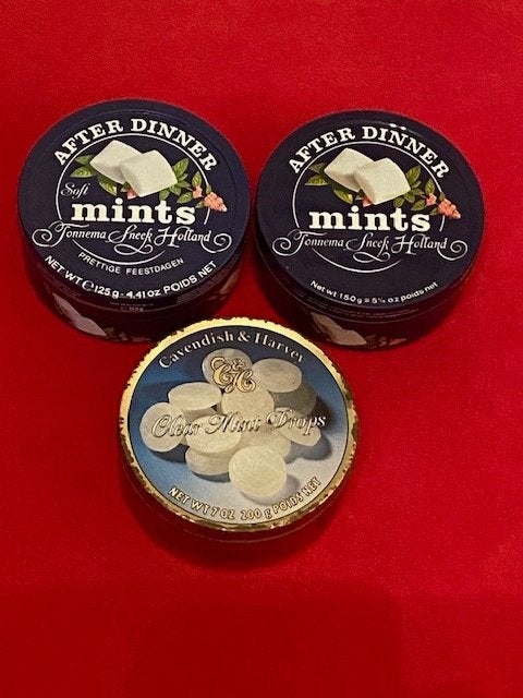 3 vintage blikjes, Ophalen of Verzenden, Gebruikt, Overige