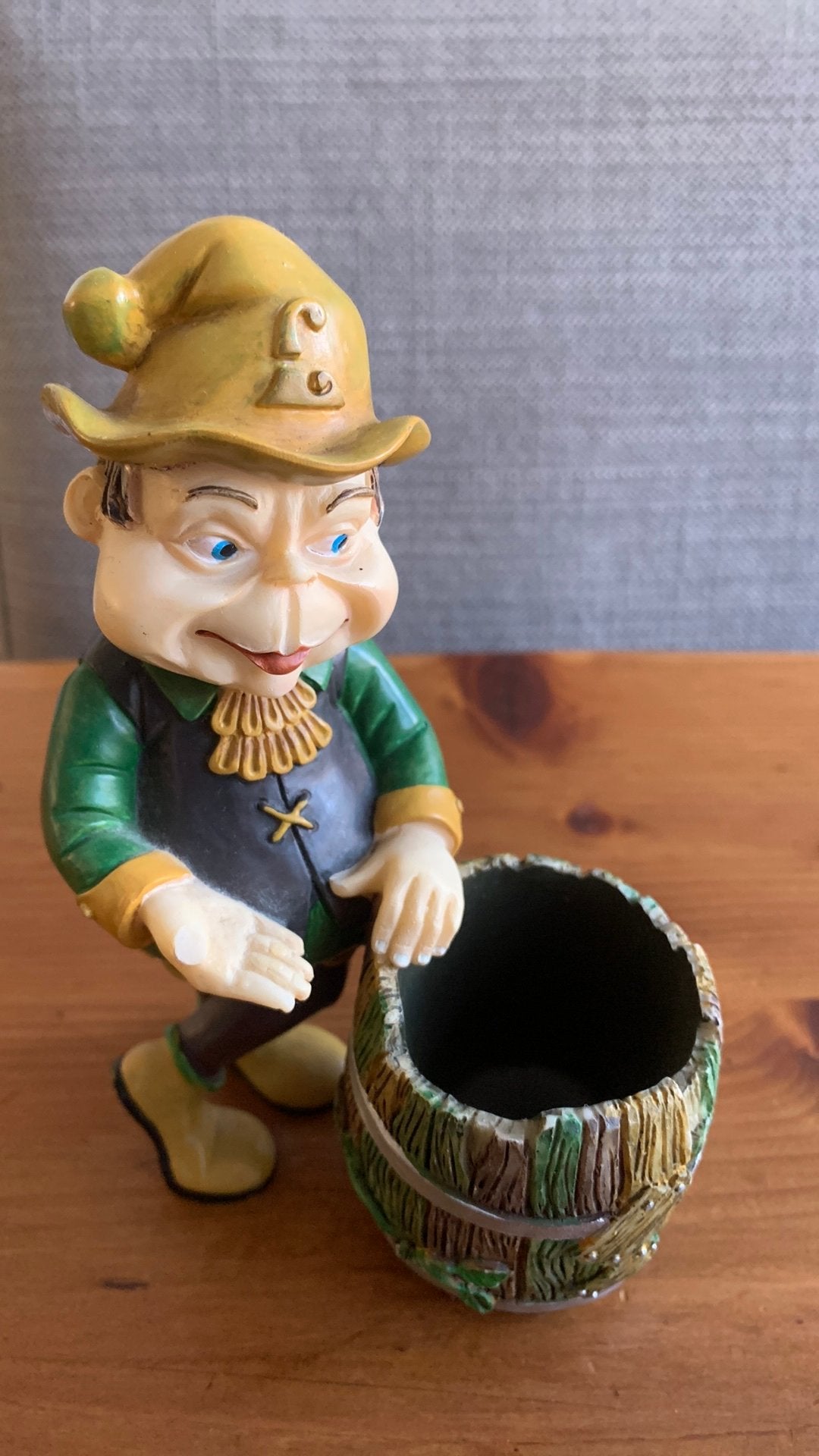Eftelinglaaf met ton., Ophalen of Verzenden, Zo goed als nieuw, Beeldje of Poppetje