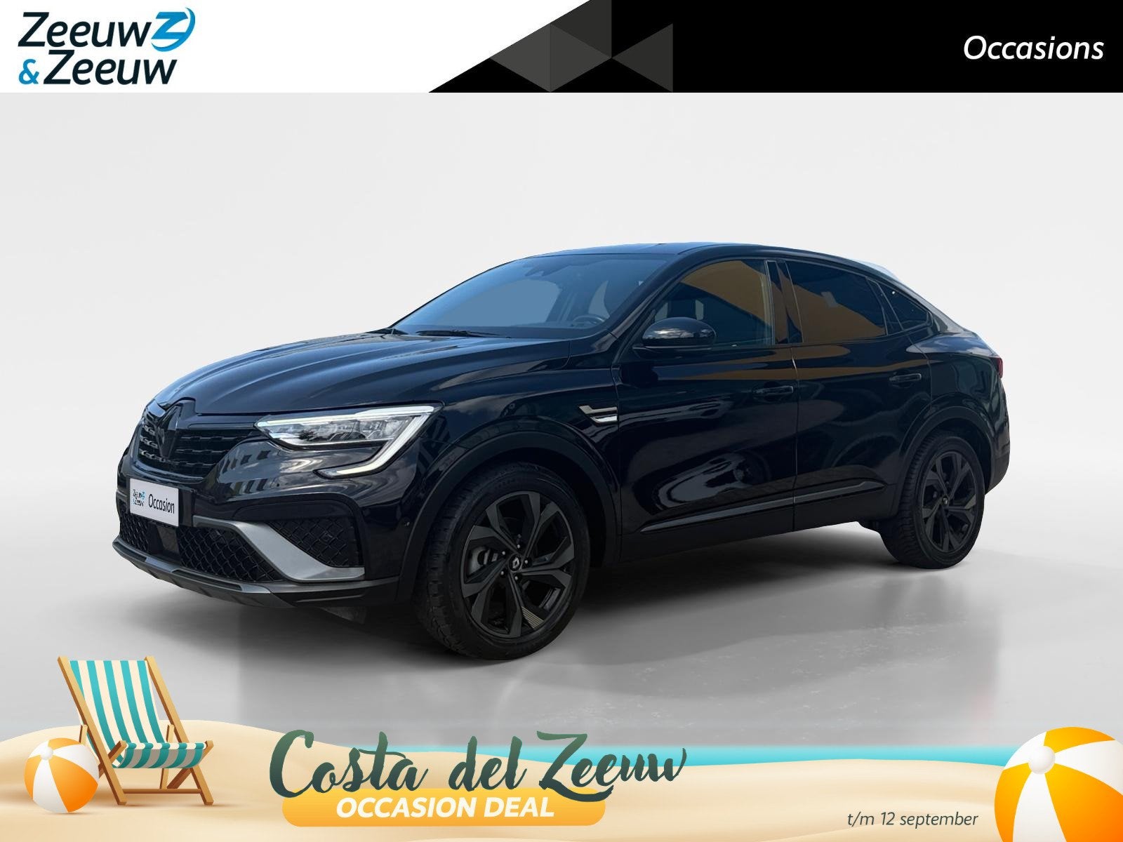 Renault Arkana 1.6 E-Tech hybrid 145 E-Tech engineered | Aut, Auto's, Gebruikt, Euro 6, Zwart, Bedrijf