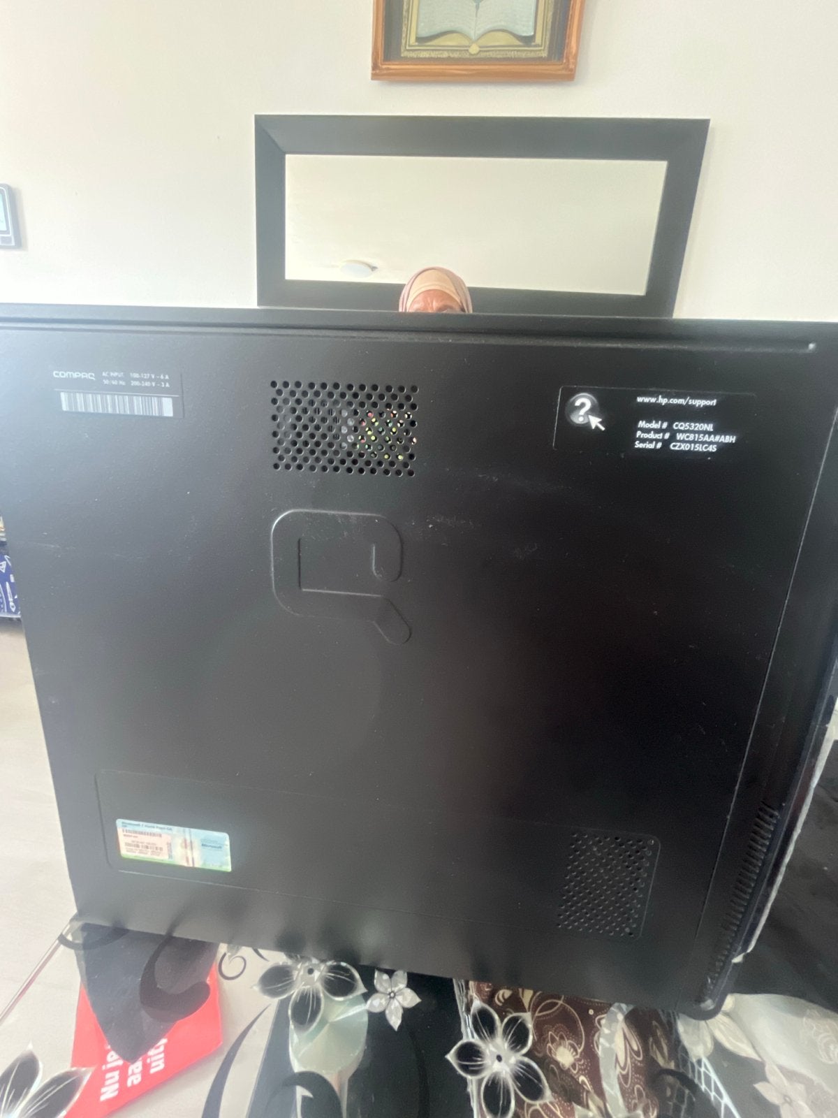 Compaq Presario PC met monitor - Compleet en functioneel, Computers en Software, Desktop Pc's, Ophalen, Gebruikt, HDD, Minder dan 4 GB