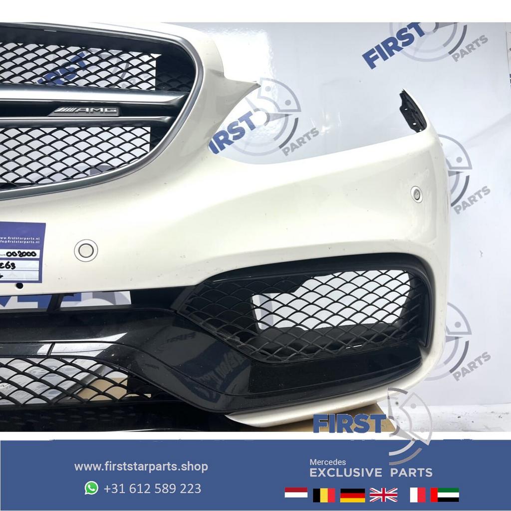 W212 S212 E63 AMG VOORBUMPER WIT COMPLETE BUMPER origineel M, Gebruikt, -, Voor, Ophalen of Verzenden