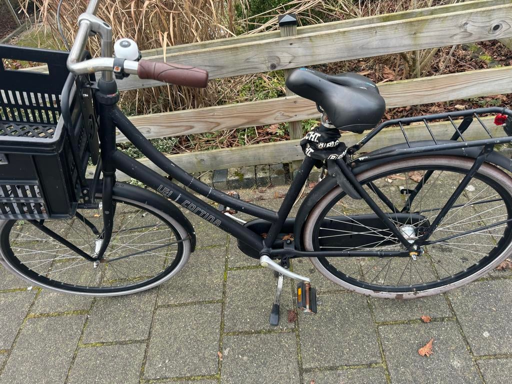 Cortina damesfiets - Gebruikt Met Rekje, Overige merken, Ophalen of Verzenden, 50 tot 53 cm, Gebruikt