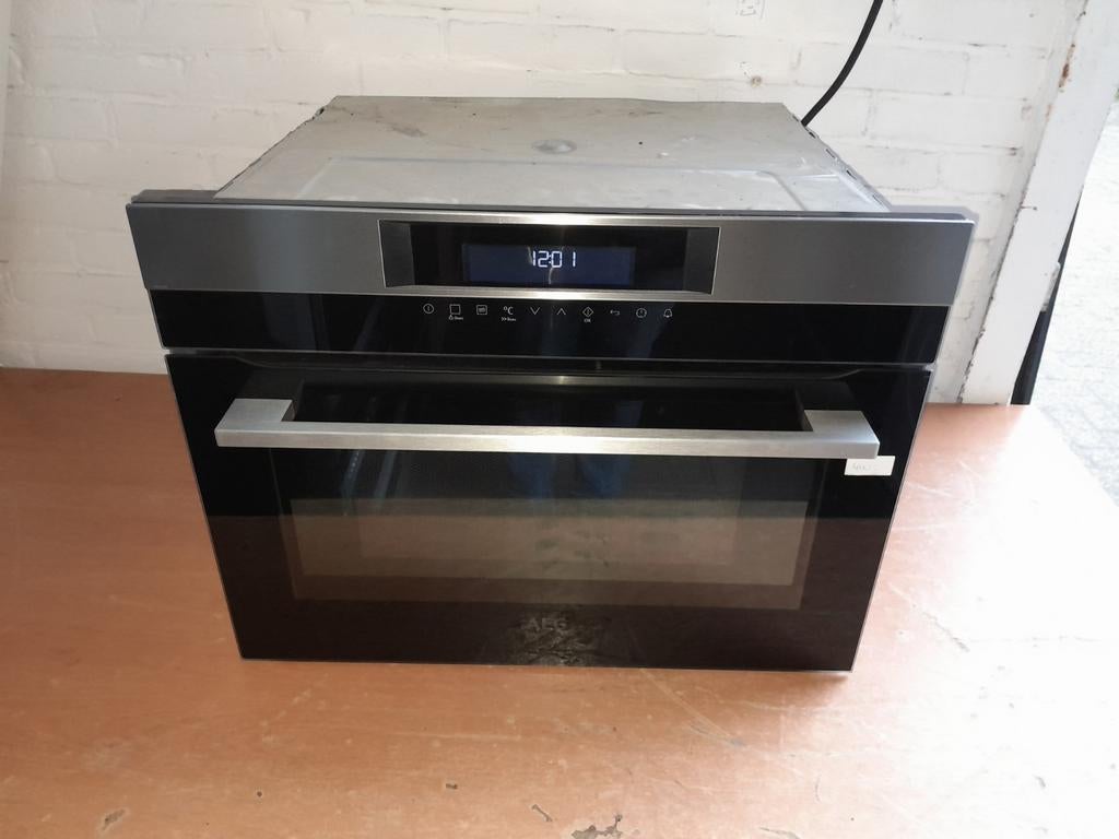 NETTE AEG KMK761000M COMBI OVEN/MAGNETRON TE KOOP, Aeg, 60 cm of meer, Grill, Ophalen of Verzenden