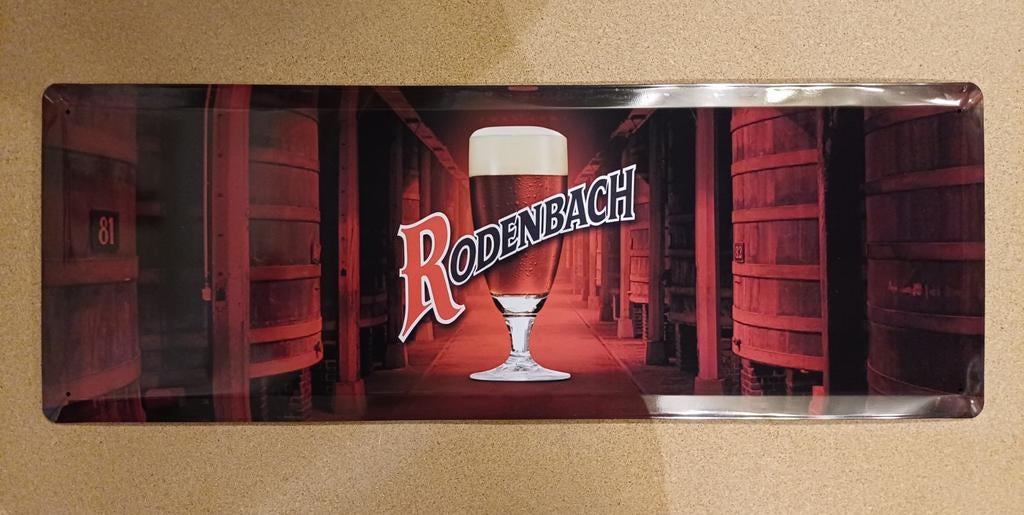 Rodenbach Classic Origineel Reclamebord Metaal, Verzamelen, Ophalen, Nieuw, Reclamebord, Plaat of Schild, Bavaria