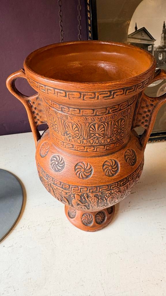 Vintage Griekse Amphora Vaas, Ophalen of Verzenden