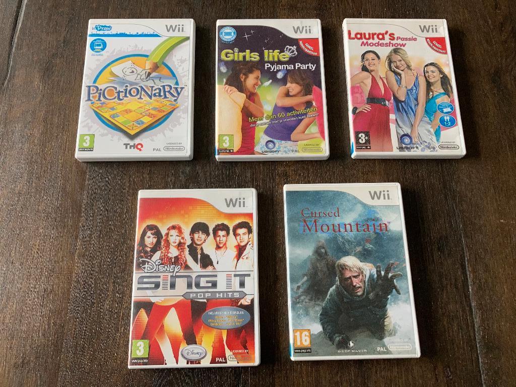 Nintende WII Games, Spelcomputers en Games, Games | Nintendo Wii, Ophalen, Gebruikt, Overige genres, 3 spelers of meer