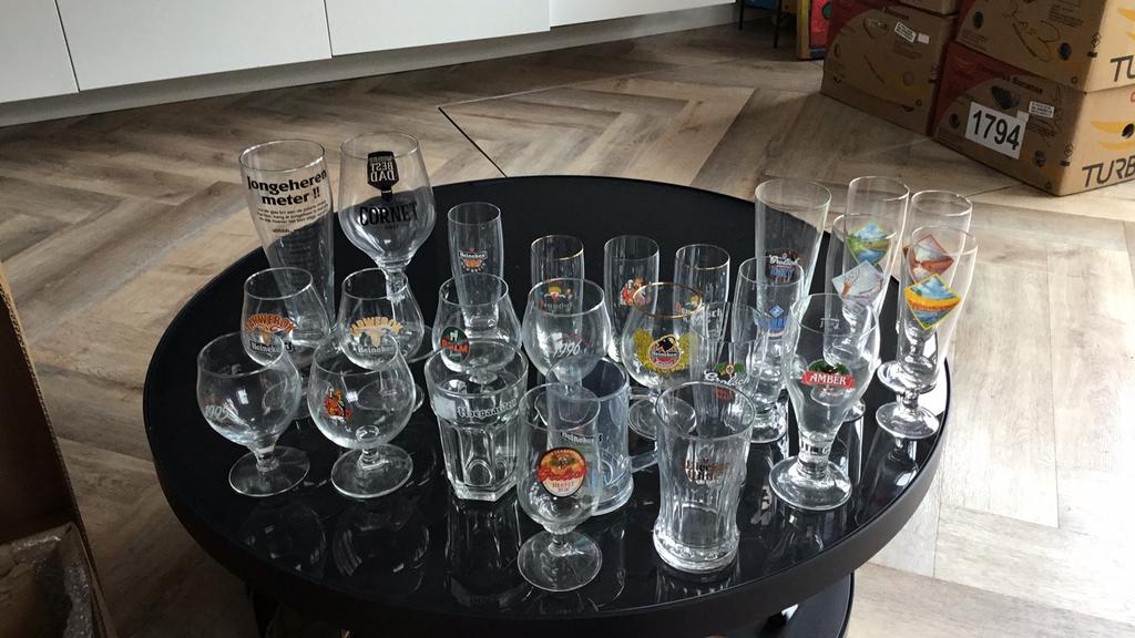 Diverse bier glazen doos 5, Ophalen of Verzenden, Bierglas