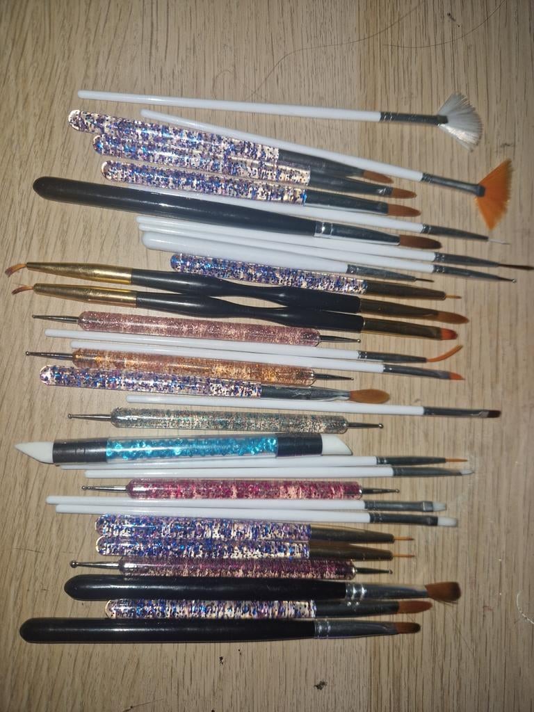 Nagelset compleet - Acryl, UV lak, glitter, stickers & meer!, Sieraden, Tassen en Uiterlijk, Uiterlijk | Cosmetica en Make-up