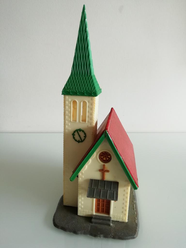 HO Faller 131259 kerk met verlichting (351*), Hobby en Vrije tijd, Modeltreinen | H0, Overige merken, Gebruikt, Gelijkstroom of Wisselstroom