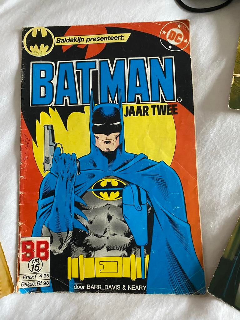 Batman gadgets, collectors items en meer!  Doos vol, Verzamelen, Ophalen of Verzenden