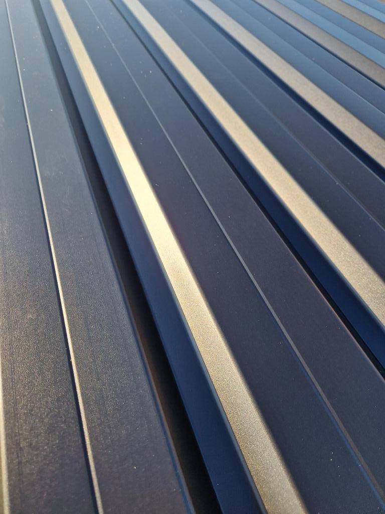 Damwandplaten dakplaten 19-1090 en 35-1035 pr zwart ACTIE !!
