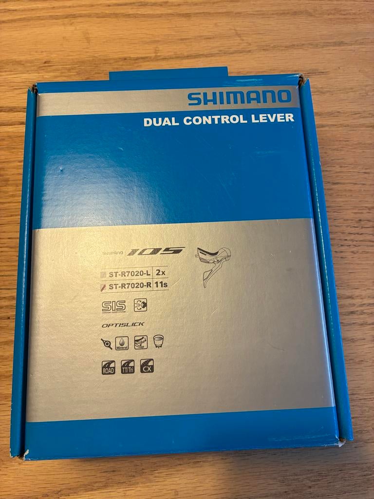 Shimano 105 ST-R7020-R Schakel-Remhendel Rechts, Ophalen of Verzenden, Gebruikt, Derailleur of Ketting