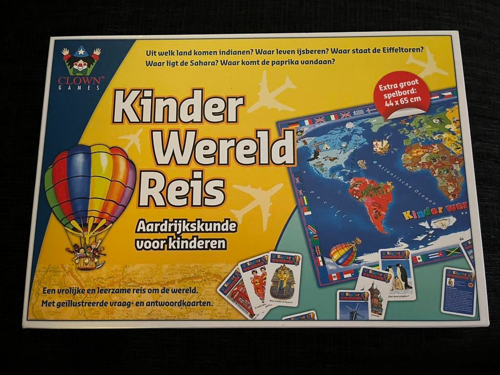 Kinder wereld reis, Vijf spelers of meer, Ophalen of Verzenden, Zo goed als nieuw
