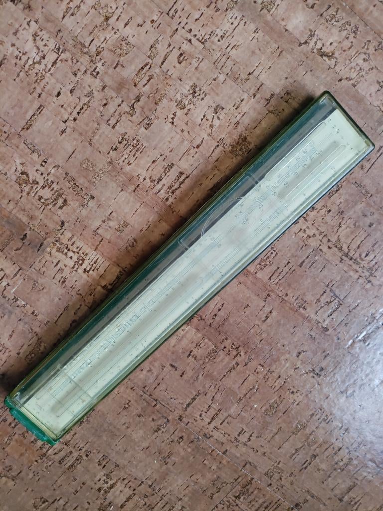 Complete Faber Castell Rietz 1/87 duplex rekenliniaal, Antiek en Kunst, Ophalen of Verzenden