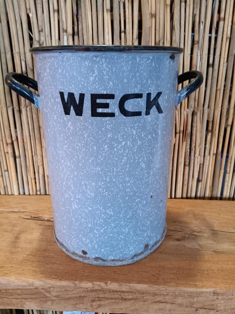 Emaille wekpan, Antiek en Kunst, Ophalen of Verzenden