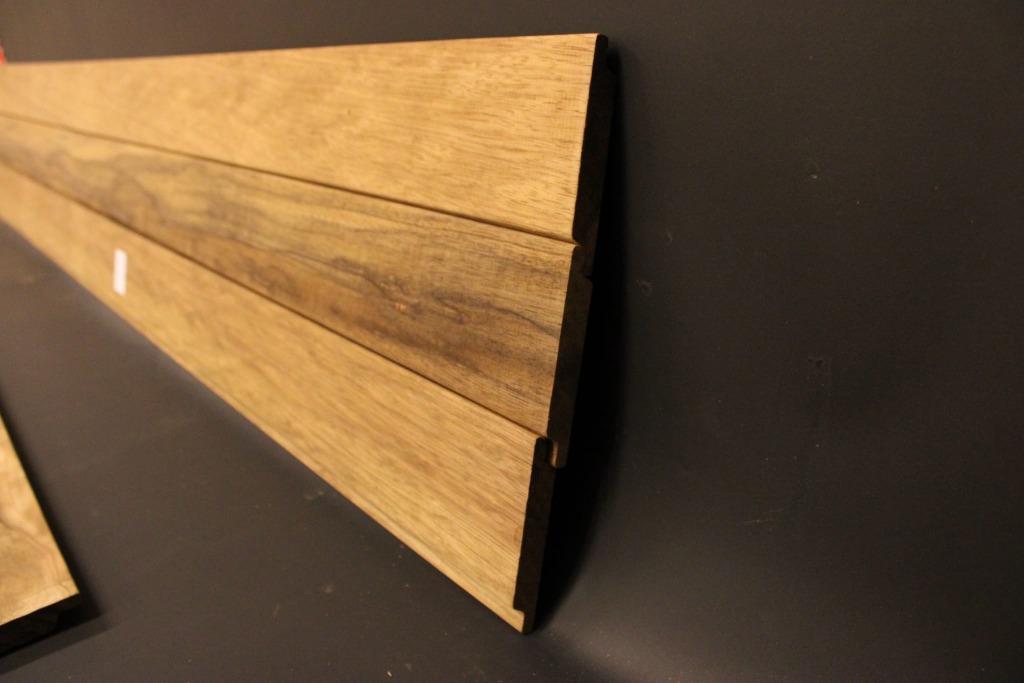 frake en ayous ook lange lengtes rabat rhombus barcode 3D, Ophalen, Planken, Nieuw, Hardhout