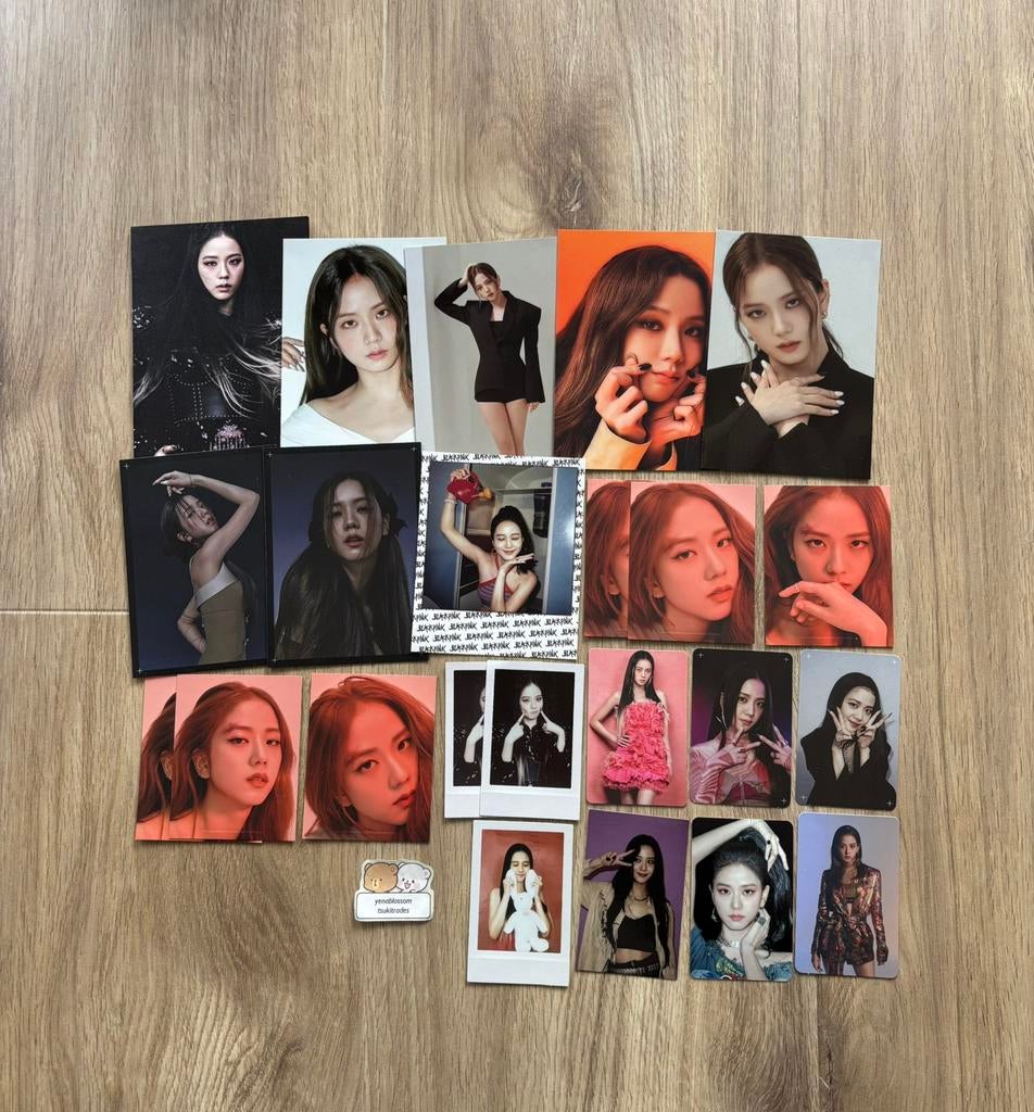 blackpink jisoo misc photocard set kpop k.pop, Ophalen of Verzenden, Zo goed als nieuw, Foto of Kaart