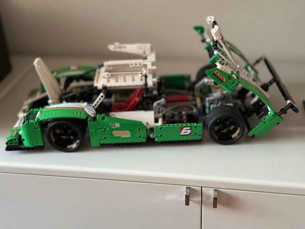 Technic lego racer 42039, Ophalen of Verzenden, Zo goed als nieuw, Complete set, Lego