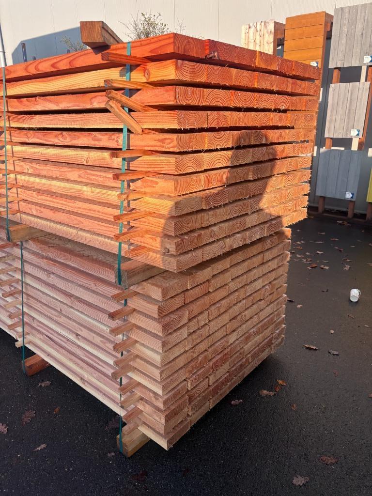 Douglas 50 x 150 mm lengte 4 en 5 meter vanaf €3,33, Verzenden, Nieuw, 250 cm of meer, Balken