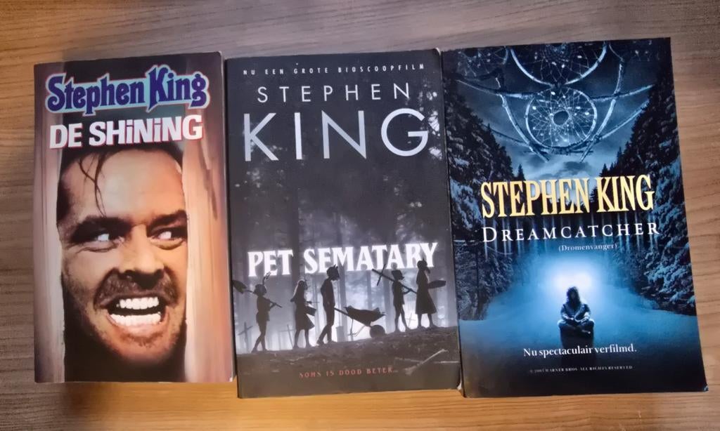 Stephen King - 3 Boeken: Shining, Pet Sematary, Dreamcatcher, Boeken, Verzenden, Gelezen, Stephen King, Nederland