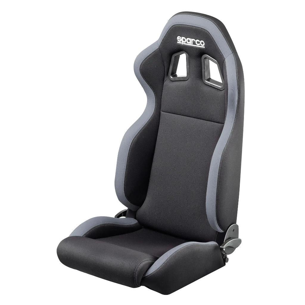 Sparco R100 Zwart Grijs Kuipstoel Sportstoel Racestoel, Ophalen of Verzenden