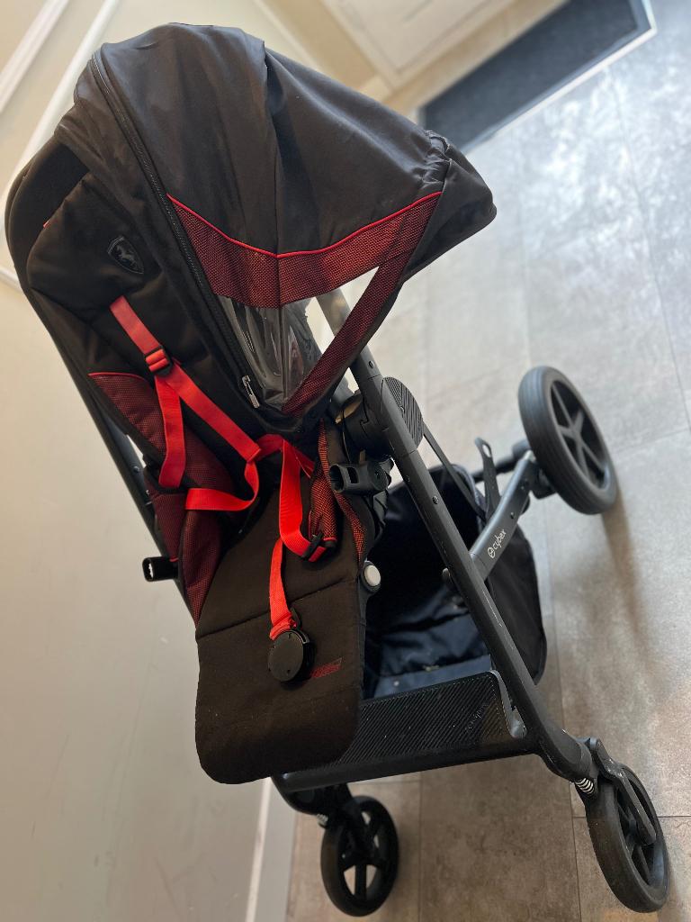 Kinderwagen, Verstelbare duwstang, Zo goed als nieuw, Combiwagen, Ophalen