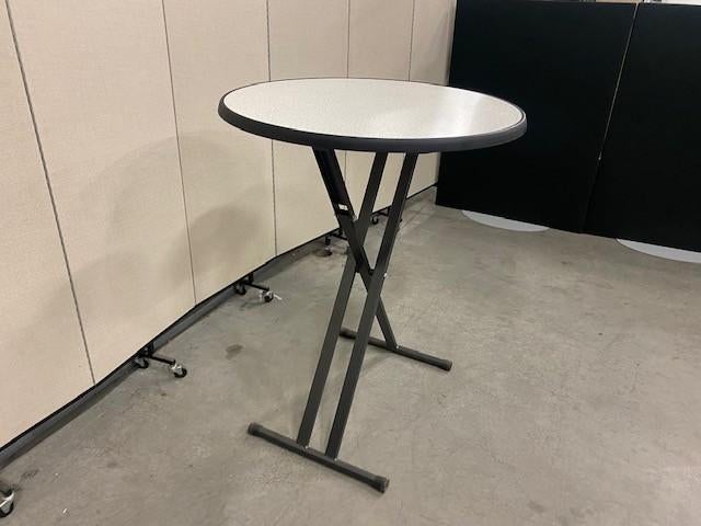 Klaptafel / bartafel / tafel diameter 85xH110 cm, 2 stuks, Huis en Inrichting, Tafels | Eettafels, Gebruikt, 50 tot 100 cm, Rond
