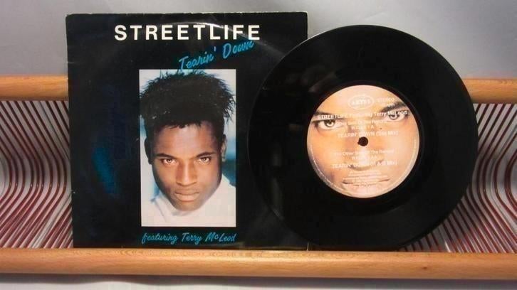 Streetlife ft. Terry McLeod, Tearin' Down (single 7"), Ophalen of Verzenden, Gebruikt, Pop