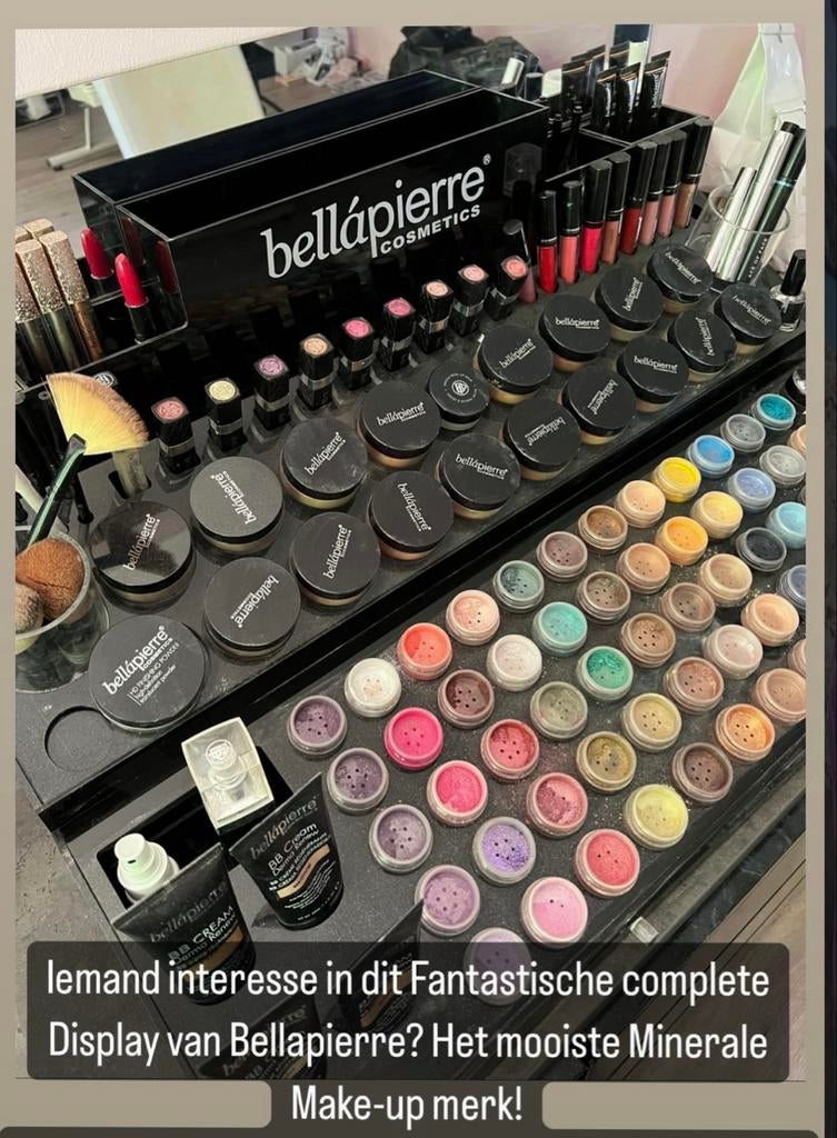 Bellápierre Make-up Display met Visagie Stoel, Ophalen, Overige kleuren, Gehele gezicht, Zo goed als nieuw