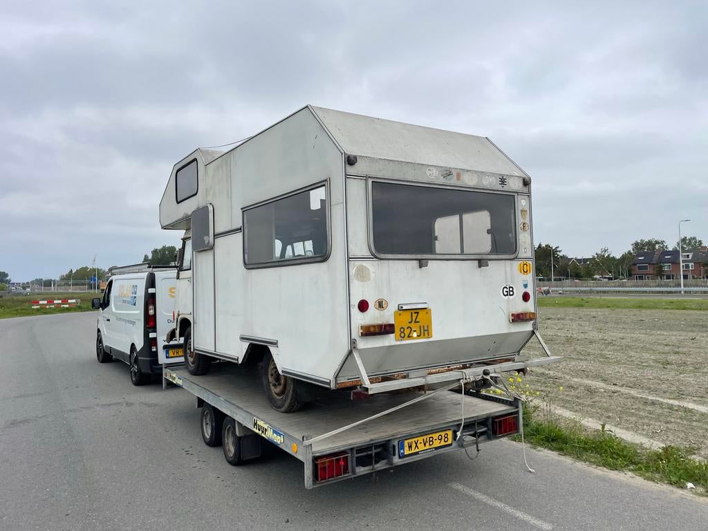 Oude Mercedes Hanomag Camper - Opknapper, Buscamper of Camperbus, Dakluik, Mercedes-Benz, Tot en met 3