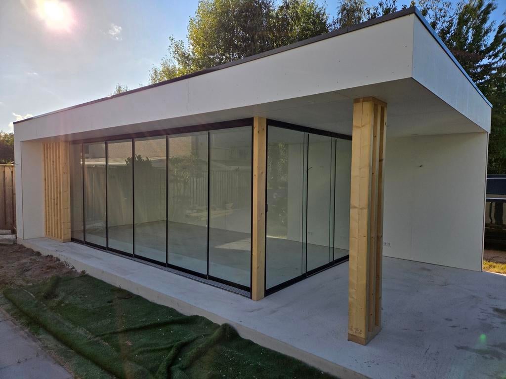 Tuinhuizen, tuinkamer, poolhouse, carport, overkapping, Tuin en Terras, Tuinhuizen, Ophalen of Verzenden, Nieuw, Hout, Tuinhuis