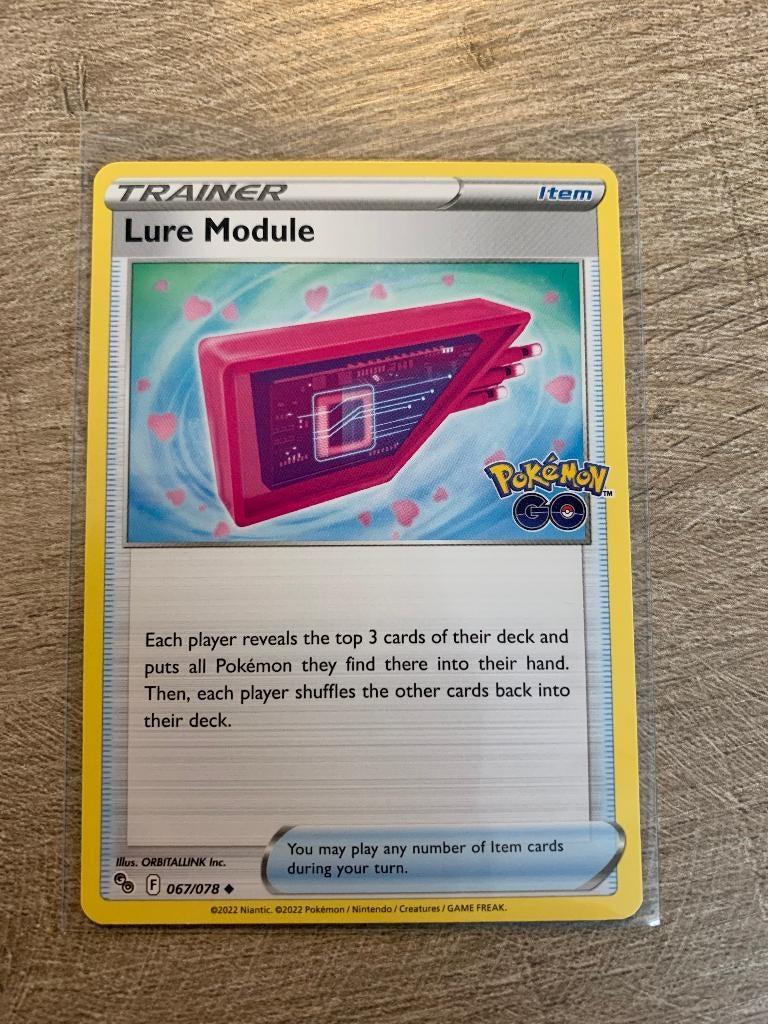 Lure Module 067/078 Pokémon Go - Pokémon Kaart, Hobby en Vrije tijd, Verzamelkaartspellen | Pokémon, Nieuw, Losse kaart, Ophalen of Verzenden
